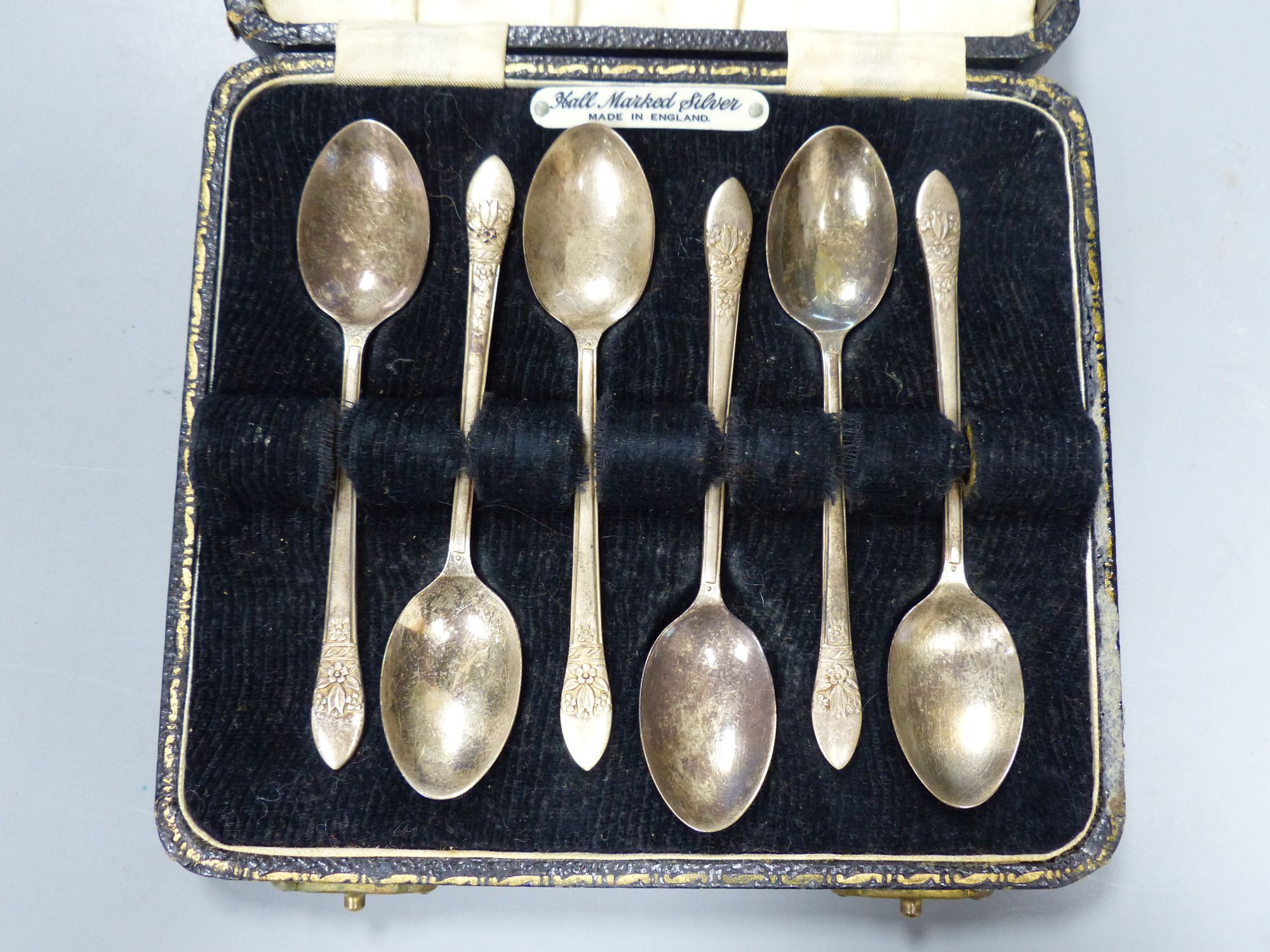 3 x cased silver sets.